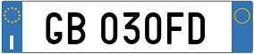 Truck License Plate